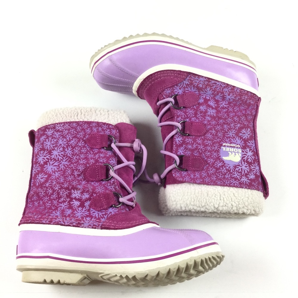 SOREL Winter Carnival Snowflake Waterproof Winter Snow Boot Women’s Sz 6 - Picture 7 of 11